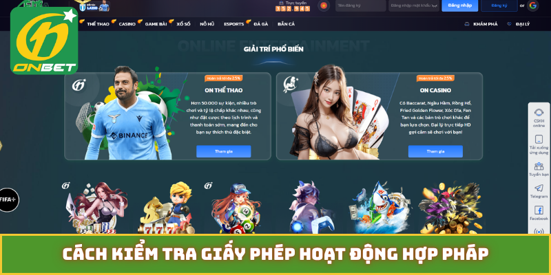 Cách kiểm tra giấy phép hoạt động hợp pháp