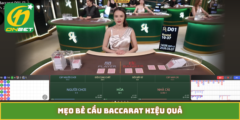 mẹo bẻ cầu baccarat